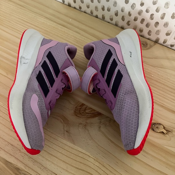 Adidas Kids' Purple and Pink Sneakers - Picture 4 of 6